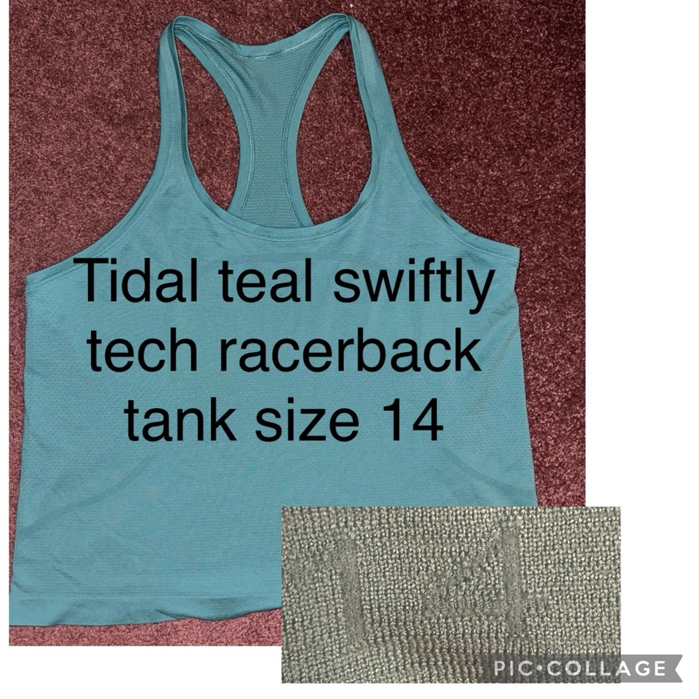 Lululemon swiftly tech racerback tank tidal teal